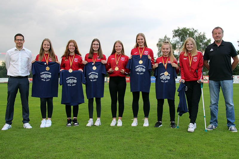 Die weibliche U14 wurde Deutscher Meister im Feld 2020.