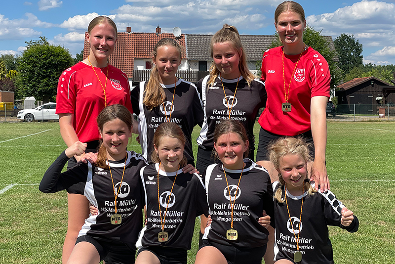 Wangersen U12-Mädchen gewannen die Bronzemedaillen bei der Landesmeisterschaft