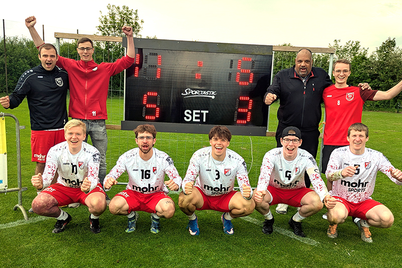 hp 1 Saisonsieg in der 1 Bundesliga von Wangersen am 2026 05 10 gegen Leichlingen