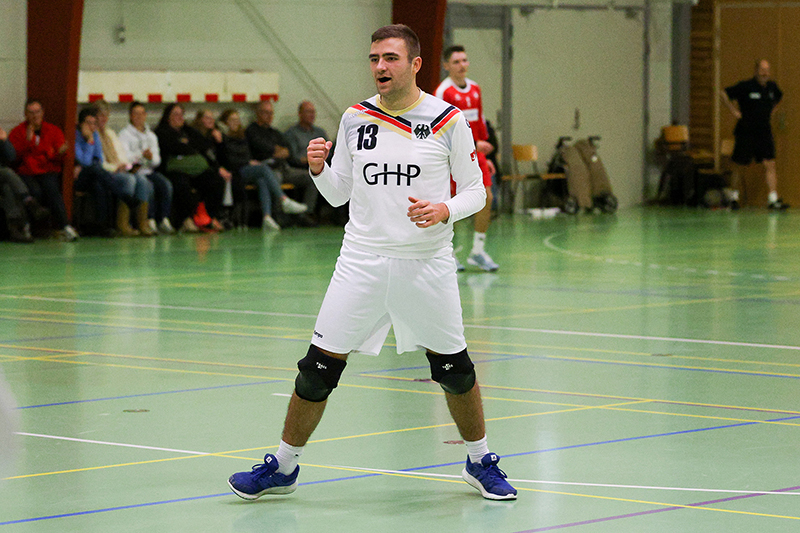 Nick Poppe hat mit der deutschen U19-Nationalmannschaft in Dänemark die Europameisterschaft gewonnen. (Foto: Uwe Spille DFBL)