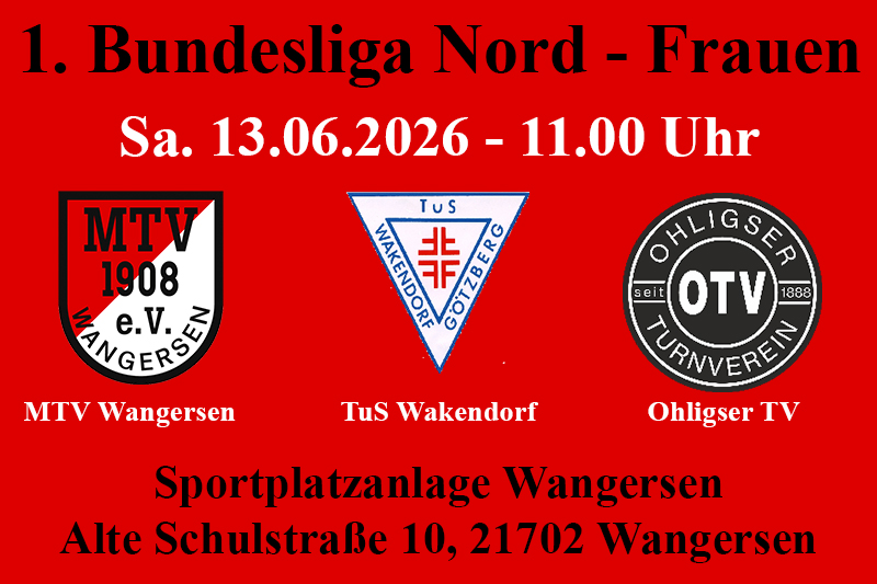 1 Heimspieltag Frauen 1 BL Feld 2026